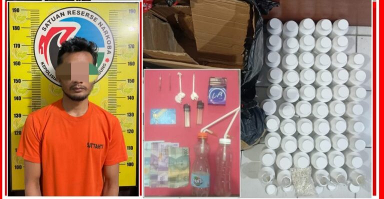 Operasi Tumpas Narkoba Polres Tulungagung Berhasil Amankan Pengedar Sabu dan Okerbaya