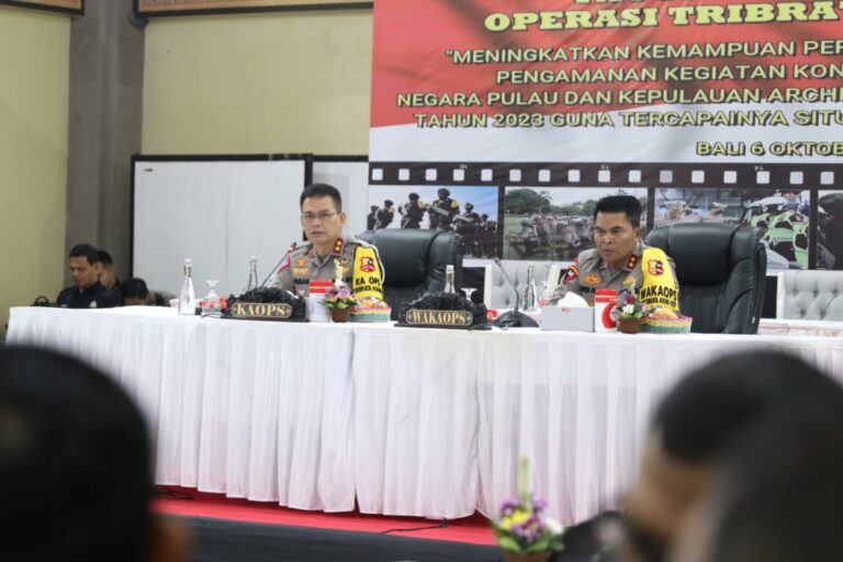 Kakorlantas Polri Bersama Kapolda Bali Laksanakan TFG dalam KTT Archipelagic and Island State Forum