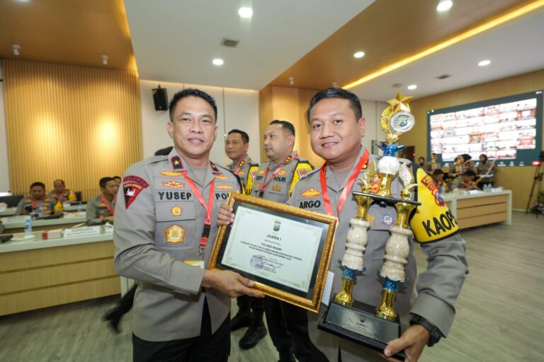 Polres Ngawi Raih Juara Satu Penilaian Pos Ops Lilin Semeru 2023