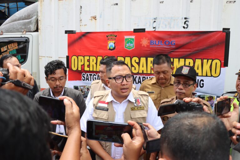 Satgas Pangan Polres Malang dan Disperindag Gelar Operasi Pasar Murah, Harga Beras Berangsur Turun