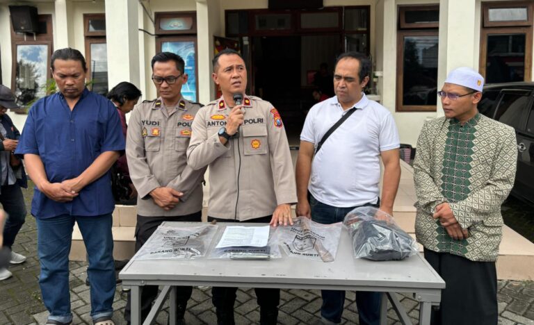 Polresta Malang Kota Amankan Pelaku Perang Sarung Bawa Sajam