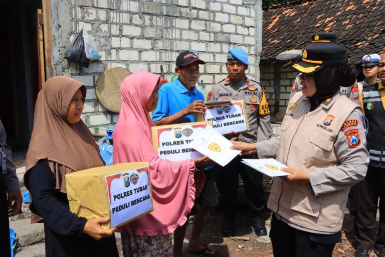 Polres Tuban Beri Konseling dan Pendampingan Psikologi Korban Gempa