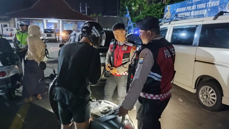 Respon Keluhan Warga di Jum’at Curhat, Polres Kediri Kota Amankan Puluhan Motor Diduga Balap Liar