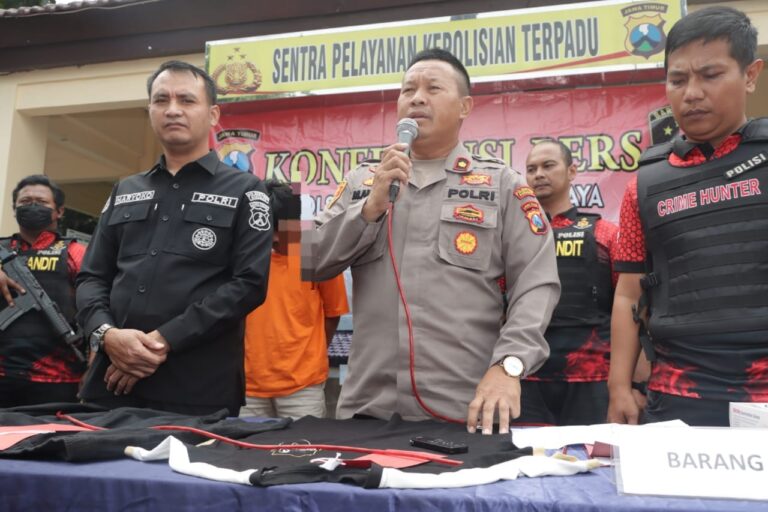 Polisi Berhasil Amankan Tersangka Curanmor 9 TKP di Surabaya yang Kabur ke Kalimantan