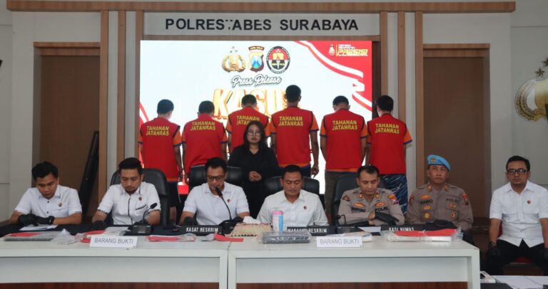 Judol Beromzet 1 Milyar di Bongkar Polrestabes Surabaya
