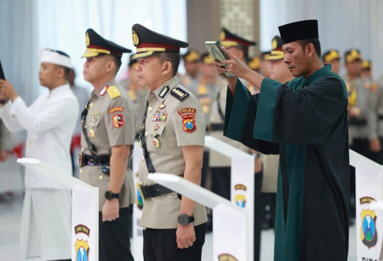 Kapolda Jatim Pimpin Sertijab Pejabat Polda dan Kapolres Jajaran Polda Jawa Timur