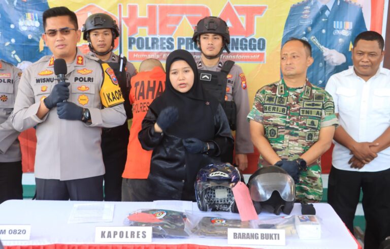 Polres Probolinggo Berhasil Menangkap Pelaku Curas yang Mengaku Anggota TNI