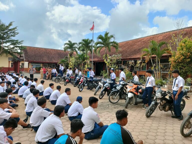 Polres Tulungagung Amankan Puluhan Motor Milik Pelajar yang Diduga Akan Tawuran