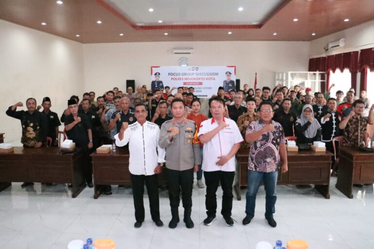 Polres Mojokerto Kota Ajak Perguruan Pencak Silat Jaga Kondusifitas Jelang Pilkada 2024