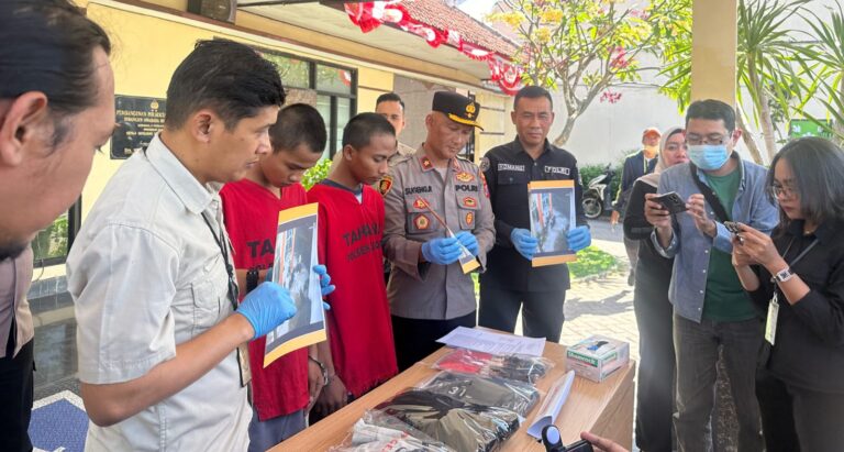 Polisi Berhasil Amankan Dua Tersangka Jambret Sasar Emak-emak di Area Parkir Mall Surabaya