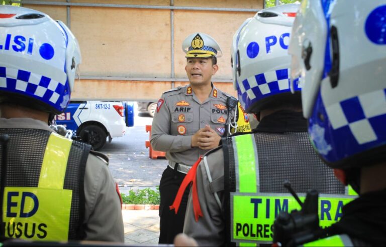 Begini Rekayasa Lalu Lintas Saat Upacara Hari Juang Polri di Surabaya