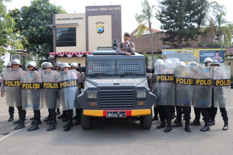 Polres Kediri Kota Tingkatkan Kemampuan Dalmas Untuk Pengamanan Pilkada 2024