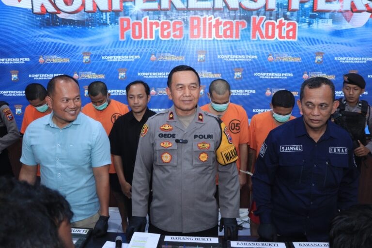 Polres Blitar Kota Berhasil Ungkap Kasus Narkoba, Ribuan Butir Okerbaya dan Tersangka Diamankan