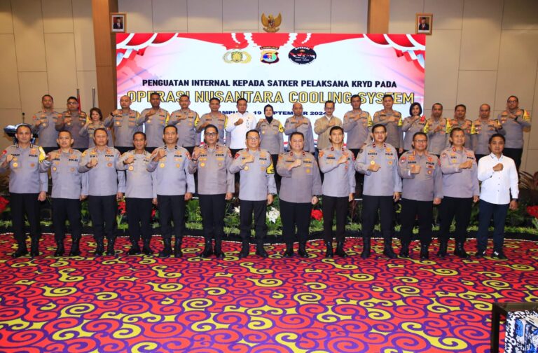 NCS Polri Minta Polda Lampung Optimalkan Coolling System Jelang Pilkada