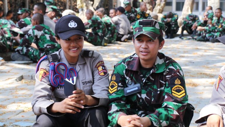 Siswi Disabilitas Sekolah Polisi Wanita Lemdiklat Polri itu juara Muaythai Putri