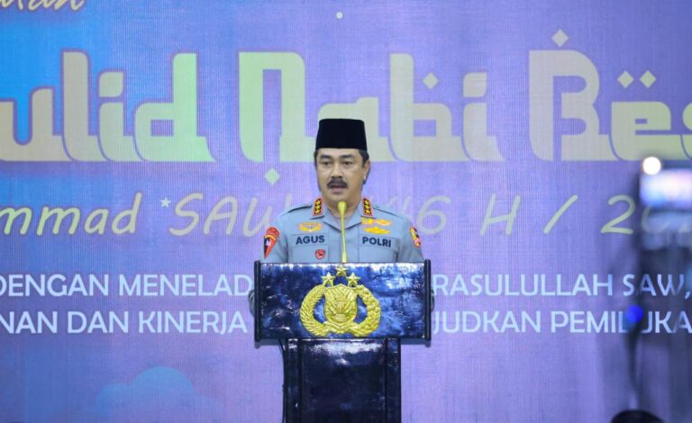 Mabes Polri Gelar Peringatan Maulid Nabi Muhammad SAW, Ajak Personel Ikuti Jejak Teladan