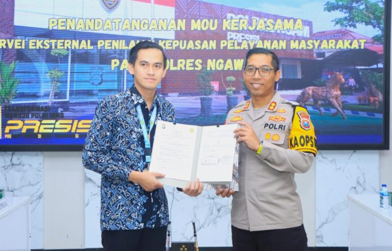 Hasil Survei IKM, Sistem Pelayanan Polres Ngawi Tahun 2024 Cenderung Meningkat