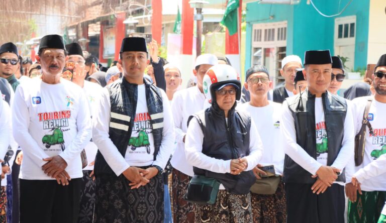 Cooling System Pilkada 2024, Polres Kediri Kota Touring Religi Ziarah Makam Bersama Santri