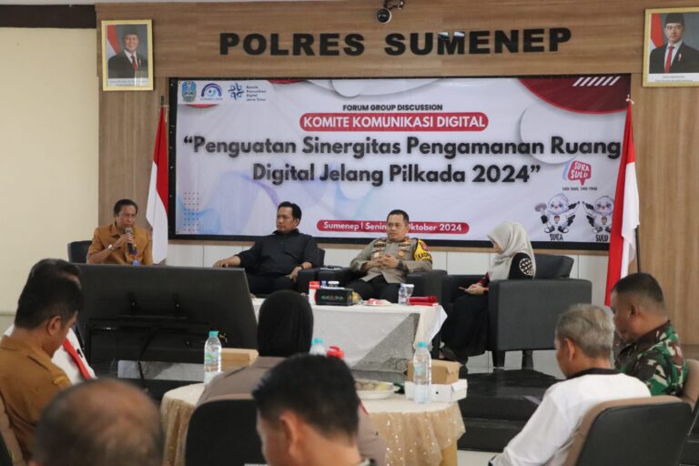 Kolaborasi Polres dan Kominfo Gelar FGD bersama KKD Jatim untuk Pilkada 2024 Damai