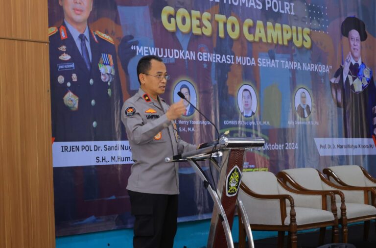 Divisi Humas Polri Goes To Campus Universitas Pancasila: Mahasiswa Sasaran Empuk Bandar Narkoba