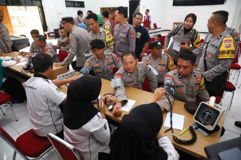 Polres Magetan Gelar Rikkes Personel Pam TPS Pilkada Serentak 2024