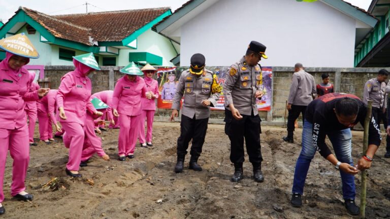 Dukung Program Asta Cita, Polres Pacitan Gelorakan Swasembada Pangan