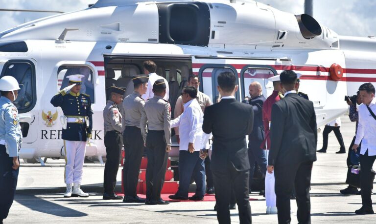 Helikopter AW 189 Polri Sukses Berikan Pelayanan Penerbangan Presiden RI dan Presiden Perancis