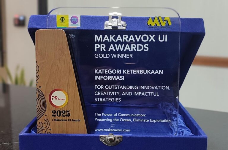 Divhumas Polri Raih Gold Winner Kategori Keterbukaan Informasi di Makaravox UI PR Awards 2025