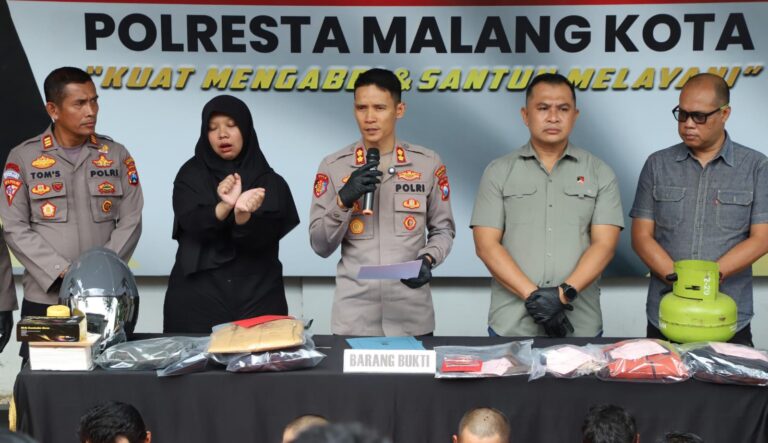 Ops Pekat II Semeru 2025 Polresta Malang Kota Ungkap 24 Kasus, Wakapolres AKBP Oskar: Komitmen Berantas Premanisme dan Kekerasan Jalanan