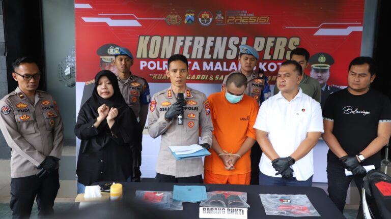 Polrest Malang Kota Berhasil Tangkap Begal Driver Ojol, Setelah Buron Tiga Bulan