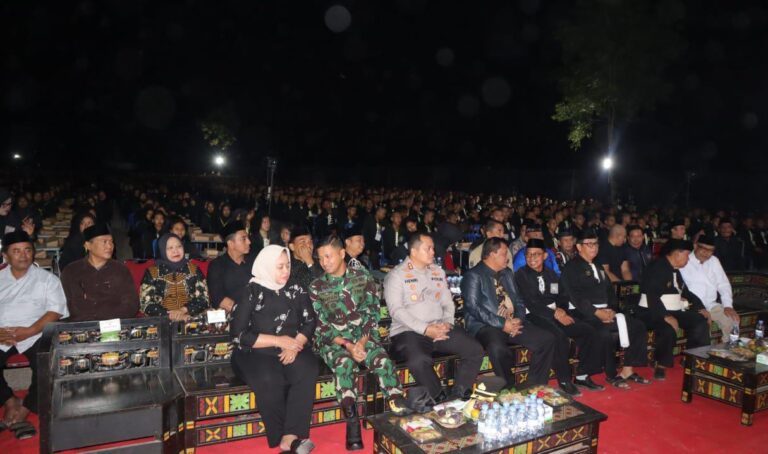 Pengesahan PSHT Berjalan Kondusif, Kapolres Nganjuk Apresiasi Pesilat dan Personel Pengamanan