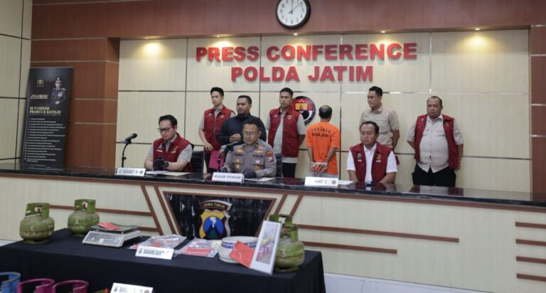 Polda Jatim Ungkap Penyalahgunaan LPG Subsidi di Malang, Tersangka Raup Untung Rp160 Juta Diamankan