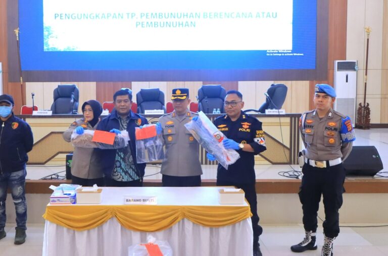 Polda Lampung Ungkap Kasus Pembunuhan Berencana di Natar, Lampung Selatan