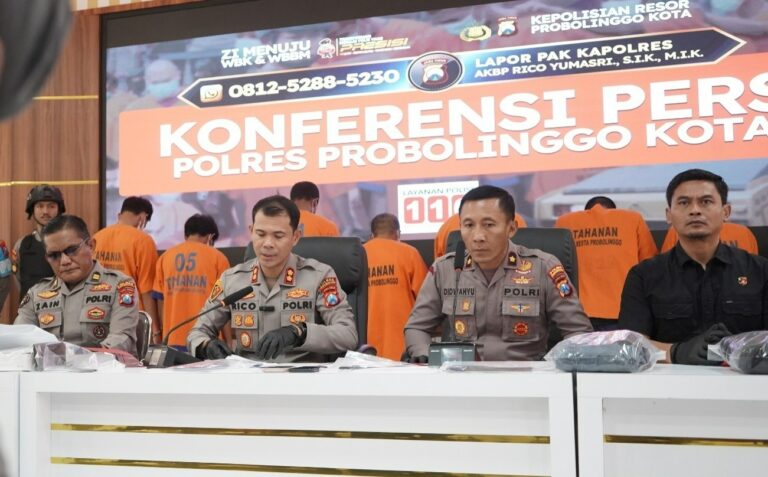 Polres Probolinggo Kota Amankan Tersangka Otak Perampokan di Kedopok