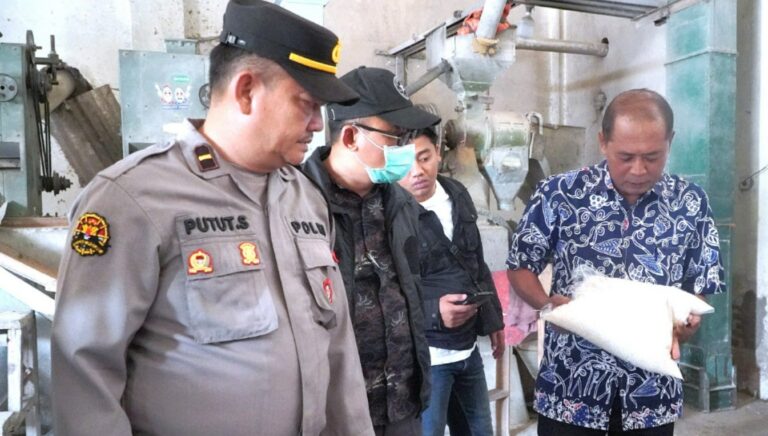 Satgas Pangan Polres Blitar Lakukan Pendataan Stok Beras Antisipasi Kelangkaan dan Kenaikan Harga