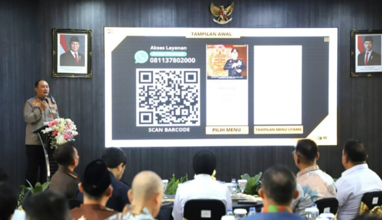 Percepat Layani Masyarakat Polresta Malang Kota Luncurkan Inovasi Jogo Malang Presisi Berbasis WhatsApp