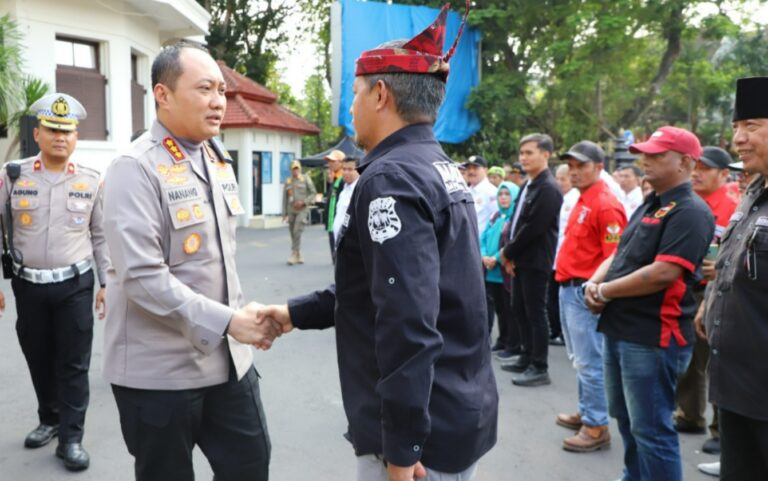 Berbagai Elemen Masyarakat Dukung Polresta Malang Kota Jaga Kondusifitas Tolak Anarkis