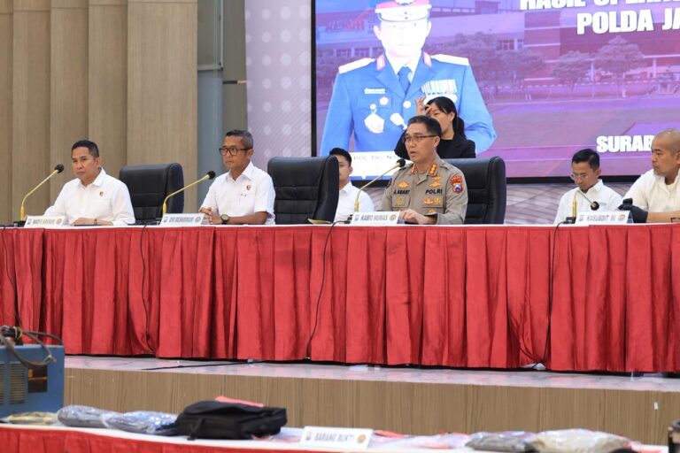 Polda Jatim Berhasil Ungkap 1.443 Kasus dan Amankan 1.135 Tersangka Selama Operasi Sikat Semeru 2025