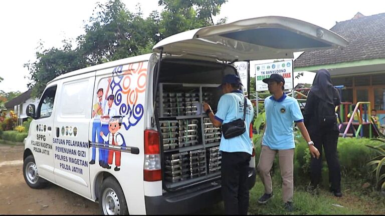 Awal Tahun 2026, 3 SPPG Polres Magetan Kembali Salurkan Program MBG