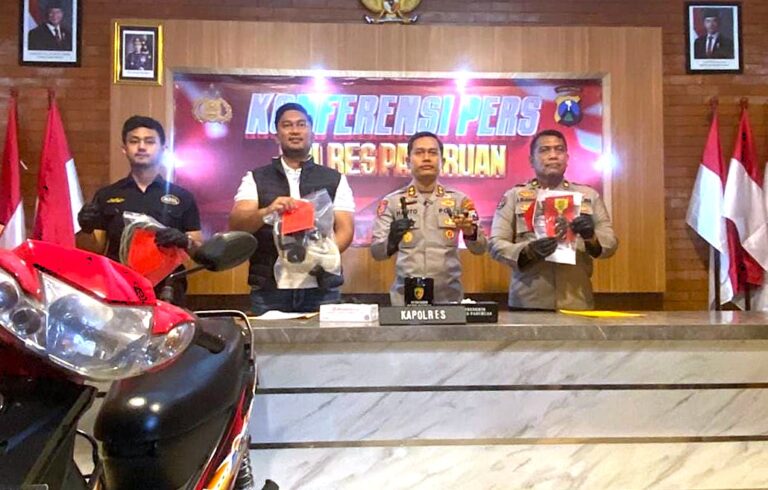 Polres Pasuruan Ungkap Curanmor Lintas Wilayah Dua Tersangka Diamankan