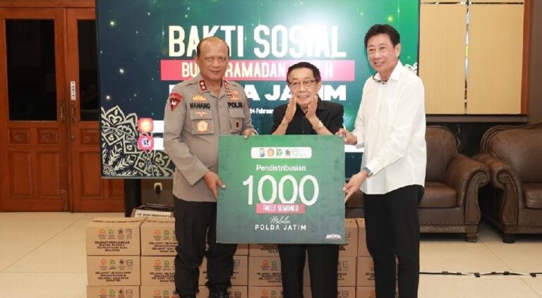 Polda Jatim Akan Salurkan 1.000 Paket Sembako dari Yayasan Bakti Persatuan di Momen Imlek dan Ramadan