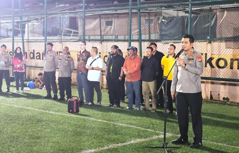 Polres Pelabuhan Tanjung Priok Gelar Lomba Futsal dan Night Run, Bangun Sinergi dan Kreativitas Warga Selama Ramadhan