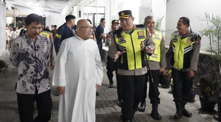 Kapolres Mojokerto Kota Cek Sejumlah Gereja Pastikan Rangkaian Ibadah Paskah Aman