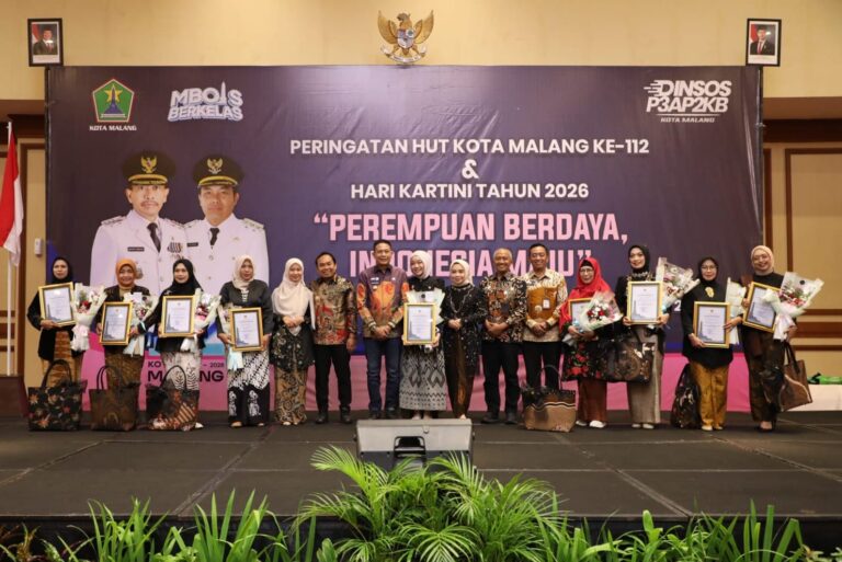 Hari Kartini 2026: Pemkot Malang Apresiasi 6 Perempuan Inspiratif, Salah Satunya Kanit PPA Polresta Malang Kota