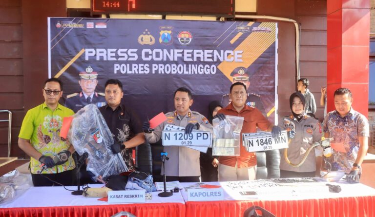 Polres Probolinggo Amankan Tujuh Tersangka Curas dan Curanmor