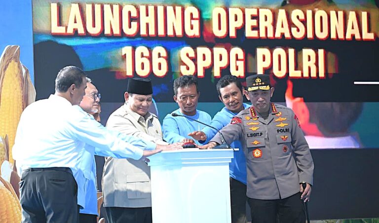 Dari Jawa Timur, Presiden Prabowo Groundbreaking 10 Gudang Pangan Polri dan Luncurkan 166 SPPG