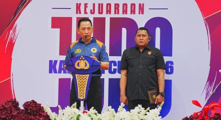 Kapolri Buka Judo Cup Tanamkan Nilai Sportivitas hingga Persiapkan SDM Tangguh
