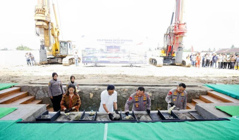 Peletakan Batu Pertama Pembangunan Mapolda DIY, Kapolri Ungkap Kedepankan 4 Konsep Smart City