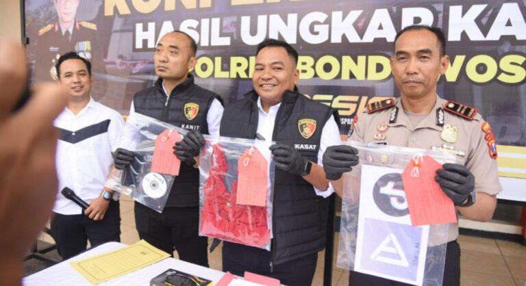 Polres Bondowoso Ungkap Live Streaming Asusila Dua Tersangka Diamankan