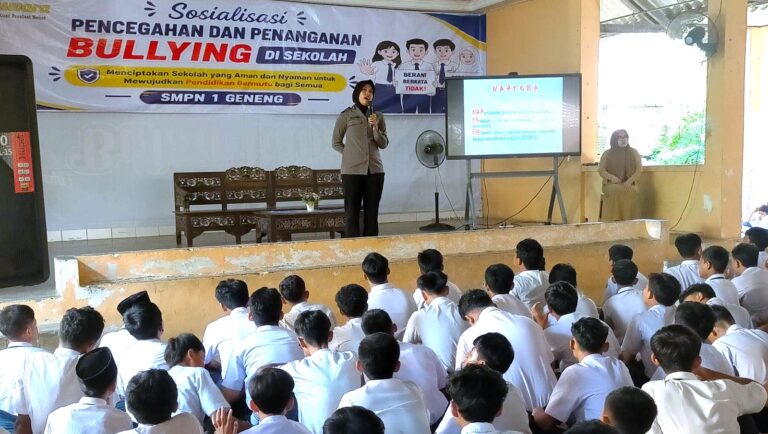 Polres Ngawi Edukasi Pelajar Cegah Bullying dan Narkoba Sejak Dini